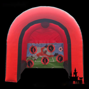 Vente en gros 10x8ft extérieur carnaval Sport gonflable Football jeu de tir Football <span class=keywords><strong>but</strong></span> lancer pénalité coup de pied pour enfants et adultes - Product Image 2