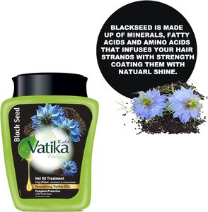 <strong>Vatika</strong> Naturals Hammam Zaith with Blackseed-Hot <strong>Oil</strong> Treatment with Deep Nourishment for All Hair Types-500g - Product Image 4