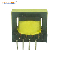 Transformateur audio haute fréquence à noyau de ferrite vertical FELENG EE19, bobine 5+5, 1,5 mH, 220 V vers 12 V, bobine d'alimentation électrique à montage sur circuit imprimé