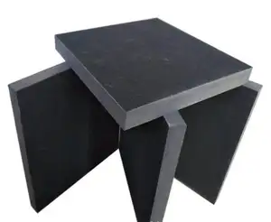 Zwarte Glasvezel Mat Gecoat Glas Wol Boord Voor Geluid Warmte Isolatie Brandwerende China Rockpro Fabriek