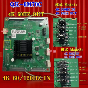 Carte mère d'adaptation <span class=keywords><strong>TV</strong></span> <span class=keywords><strong>OLED</strong></span> grand écran originale QK-6M70A pour affichage commercial <span class=keywords><strong>TV</strong></span> 4K 120Hz vers carte mère 60Hz, livraison rapide - Product Image 4