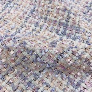 Ovillo de lana de tweed a cuadros para mujer, tejido italiano teñido, abrigo - Product Image 6