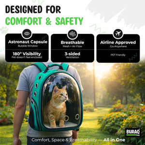 Wholesale ASTRO PRO <b>Cat</b> <b>Backpack</b> Durable Polyester Pet Travel Carrier <b>Backpack</b> with Transparent Viewing Window for <b>Cats</b> - Product Image 5