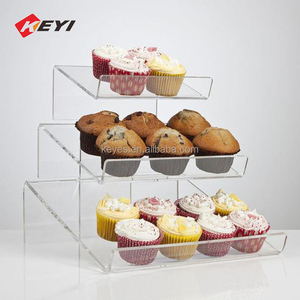 Décoration de mariage moderne personnalisée présentoir en acrylique Dessert gâteau collation <span class=keywords><strong>Buffet</strong></span> support de comptoir alimentaire pour réception de mariage - Product Image 4