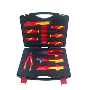 VDE Certified 1000V Insulation Withstanding Voltage Hand Wire Diagonal Needle Nose Pliers Adjustable Socket Wrench Set