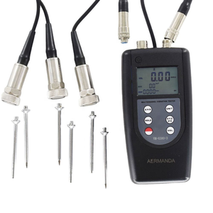 LANDTEK Digitale 3-assige piezoelektrische versnellingsmeter met hoge nauwkeurigheid, 3-kanaals draagbare vibrometer VM-6380, IP67 bescherming, testen - Product Image 1