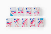 Tuiles de Mahjong Américaines de Luxe Gravées en Acrylique, Blanches et Écologiques, Pliables et Portables, 160 Pièces, Durables