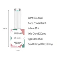 Bellinnails forniture per unghie all'ingrosso prodotto artistico Gel per unghie Oem Private Label Gel colore Uv/led lampada smalto Gel Uv