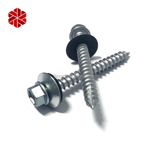 Đài Loan chất lượng trắng màu xanh kẽm loại <span class=keywords><strong>17</strong></span> điểm lợp vít với grey EPDM máy giặt - Product Image 4