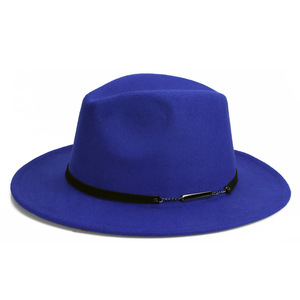 Sombrero Fedora Unisex de alta calidad, fieltro de poliéster informal, PU, la mejor venta al por mayor para fiesta en la playa, negocios, hombres, <span class=keywords><strong>mujeres</strong></span>, sombrero de Panamá, violación - Product Image 3