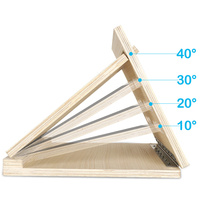 Offre Spéciale réglable Swage raidisseur pied mollet étirement planche inclinée en bois pour l'entraînement à l'équilibre