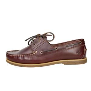 Chaussures bateau pour homme Lumberjack, marron, taille 41, à lacets, en cuir, décontractées - Product Image 1