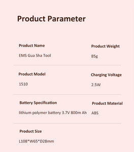 Sử dụng nhà điện guasha mặt massager với micro hiện tại cho da thắt chặt & trẻ hóa khuôn mặt & cổ nâng vẻ đẹp thiết bị - Product Image 5