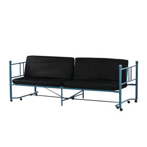 Canapé-lit pliable avec matelas, cadre en métal, lit d'appoint pliable, lit de repos portable, gain de place - Product Image 5