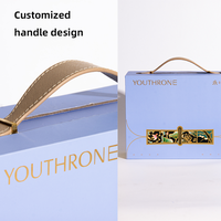 Scatole di Carta Rigida Personalizzate con Logo, Apertura Magnetica, per Abiti da Sposa, Biancheria Intima, Abbigliamento, Confezioni Regalo con Manico