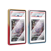 Coque magnétique en métal dégradé très populaire pour cartes gradées, protection antichoc avec couvercle