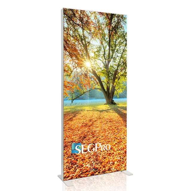Poster Slim Aluminium Frame Metal Stand Supermarket Advertising Led Outdoor Light Box For Large Photos