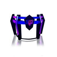 Evénement en plein air 3d, achetez un support en acrylique, une façade de pixels, une table portable, une cabine dj led