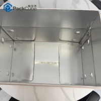 Carton ondulé laminé en aluminium personnalisé pour l'emballage de la conservation des aliments frais