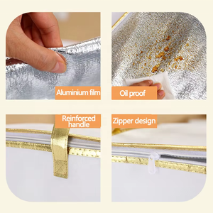 Sac isotherme souple et portable pour la livraison de pizzas, boîte à lunch pour pique-nique en plein air, voyage, bureau et utilisation quotidienne - Product Image 5