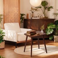 Table d'appoint mobile en bois de style classique moderne, table basse pour salon, chambre à coucher, canapé, meubles de luxe pour la maison