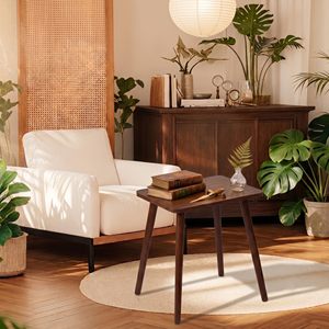 Moderner Klassischer Holz-Beistelltisch Beweglicher Tragbarer Couchtisch für Wohnzimmer Schlafzimmer Sofa Luxus-Wohnmöbel - Product Image 5