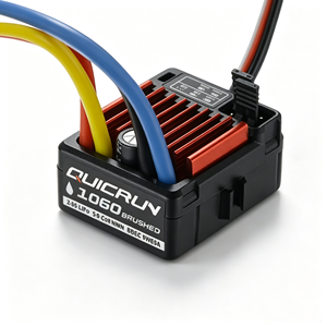 Hobbywing QuicRun WP-1625 WP-1060 WP-1080 G2 ESC étanche à balais pour RC Rock Crawler, <span class=keywords><strong>camion</strong></span> tout-terrain, moteur à balais ESC - Product Image 5