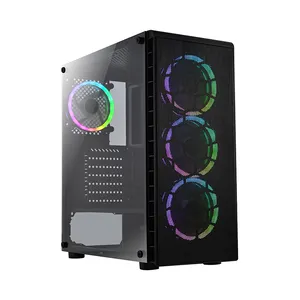 Một bước trước của thị trường của bạn-ATX PC trường hợp chơi game tủ máy tính máy tính để bàn máy tính xách tay CPU bảo vệ trường hợp Cổ Phiếu nhựa Mini ITX ATX