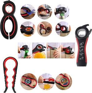 Ensemble d'<span class=keywords><strong>ouvre</strong></span>-boîtes 4-en-1, outils de cuisine multifonctionnels pour ouvrir facilement les bouteilles de bière, les bocaux et les <span class=keywords><strong>noix</strong></span> - Product Image 4