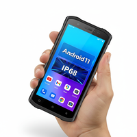 Terminal PDA portable industriel Android 11 IP68 NFC RFID 2D 4G pour entrepôt, lecteur de codes-barres, ordinateur d'inventaire