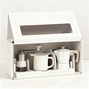 <span class=keywords><strong>Cafetière</strong></span> en aluminium personnalisée OEM 1 3 6 tasses ensemble de pot <span class=keywords><strong>vintage</strong></span> de moka espresso italien avec tasse et moulin - Product Image 6