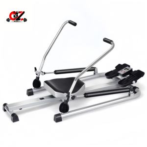 CZFIT Nouveau modèle <span class=keywords><strong>de</strong></span> rameur hydraulique d'intérieur pour usage domestique, équipement <span class=keywords><strong>de</strong></span> fitness et <span class=keywords><strong>de</strong></span> musculation avec affichage numérique - Product Image 1