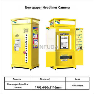 Photomaton à écran tactile incurvé de 27 pouces, style <span class=keywords><strong>journal</strong></span>, compatible avec les appareils photo reflex, <span class=keywords><strong>corps</strong></span> en métal - Product Image 3