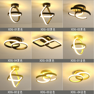 Đèn LED thanh vuông trang trí nhà hiện đại, sáng tạo, chất liệu kính sắt, dùng cho hành lang, phòng ngủ, phòng thay đồ, sảnh. - Product Image 2