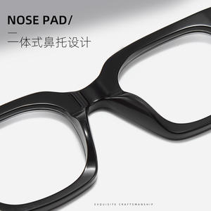 Monture de lunettes carrée en acétate 88026, monture complète unisexe anti-UV, origine Danyang - Product Image 2