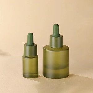 Flacone Contagocce in Vetro <span class=keywords><strong>Verde</strong></span> Satinato con Serigrafia - Contenitore per Oli Essenziali <span class=keywords><strong>e</strong></span> Sieri da 15ml/30ml - Product Image 5