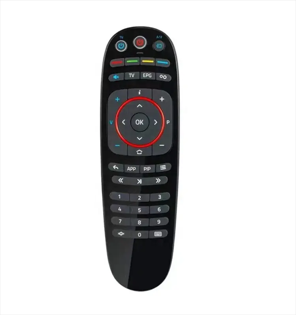 Manufactory Low Price 10 Meters Wireless Universal Black MAG324 Relpaced Remote Control for IPTV Set Top Box Factory