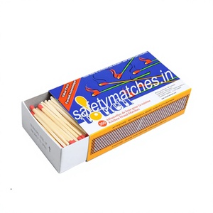 Bulk Pack 100 Fills Safety Kitchen Matches for Cooking Grilling and Daily Use Extra Long Burn Time - Product Image 1