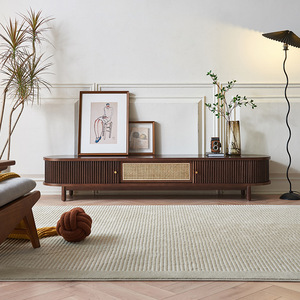 Bắc Âu mây với khách sạn biệt thự TV tủ đồ nội thất bằng gỗ tự nhiên bền phòng khách TV đứng với lưu trữ ngăn kéo - Product Image 6