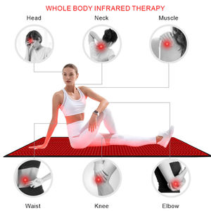 80*30cm Draagbare LED Rood & Infrarood Lichttherapie Mat (ILY Code) Zacht Comfortabel Materiaal voor Persoonlijke Dagelijkse Lichaamsverzorging - Product Image 4