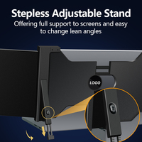 Superventas, monitor portátil de doble pantalla de 14 pulgadas para extensor de pantalla portátil USB C, monitor de teléfono inteligente/teléfono móvil