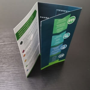 Gấp Tờ Rơi In Offset Kích Thước Tùy Chỉnh A4 Khách Sạn Tờ Rơi In 4c + 4c CMYK Pantone Glossy Giấy Nghệ Thuật - Product Image 6