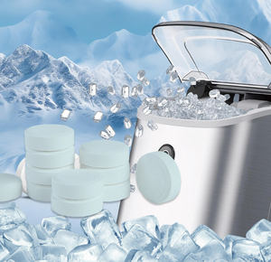 Tablettes de nettoyage pour machine à glaçons, lot de 24, sans nickel, compatibles Frigidaire, Opal, GE Profile, <span class=keywords><strong>Kitchenaid</strong></span>, inodores, pour des glaçons cristallins - Product Image 1