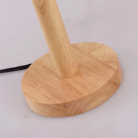 Lampe de table en bois de petite taille de haute qualité au design traditionnel chinois pour la chambre des enfants