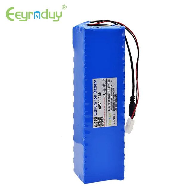 48V 12Ah NCM Ternary Lithium Battery OEM Blue PVC Soft Pack With Full Protection BMSSuitable for industrial automation equipment