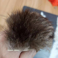 Vente en gros de fourrure de castor 5x5cm pour la pêche à la mouche à la truite, mouche sèche, caddis, émergents, nymphes, matériel de montage de mouche flottante pour la rivière