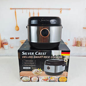 <span class=keywords><strong>Silver</strong></span> <span class=keywords><strong>Crest</strong></span> 5L 900W Cuiseur à riz à tambour en acier inoxydable Cuisinière domestique multifonctionnelle intelligente de grande capacité Prix d'usine - Product Image 2