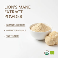Extrait Double de Crinière de Lion Haute Puissance, Beta-D-Glucane 40% Hericenones, Corps Fruité Biologique USDA, Nootropique Premium