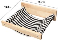 Meubles muraux de luxe pour chat tapis à gratter cadre d'escalade hamac dormir/jouer/se détendre étapes pour chats