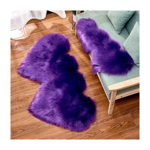 Tappeto Decorativo a Doppio Cuore di Alta Qualità in Peluche Morbido <span class=keywords><strong>per</strong></span> Soggiorno - Product Image 4